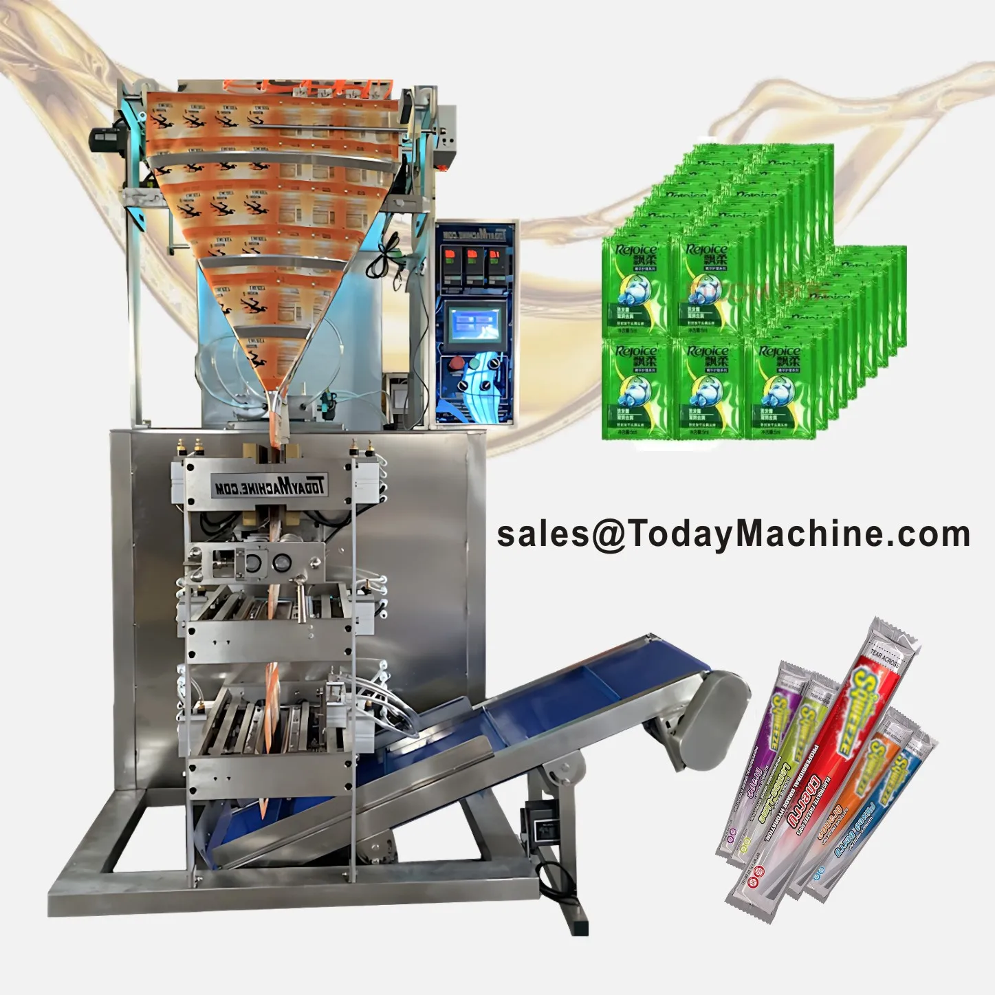 Coffee Powder Multi-function Automatic Granule Powder Sugar Stick Sachet Multi lane Filling Packing Machine