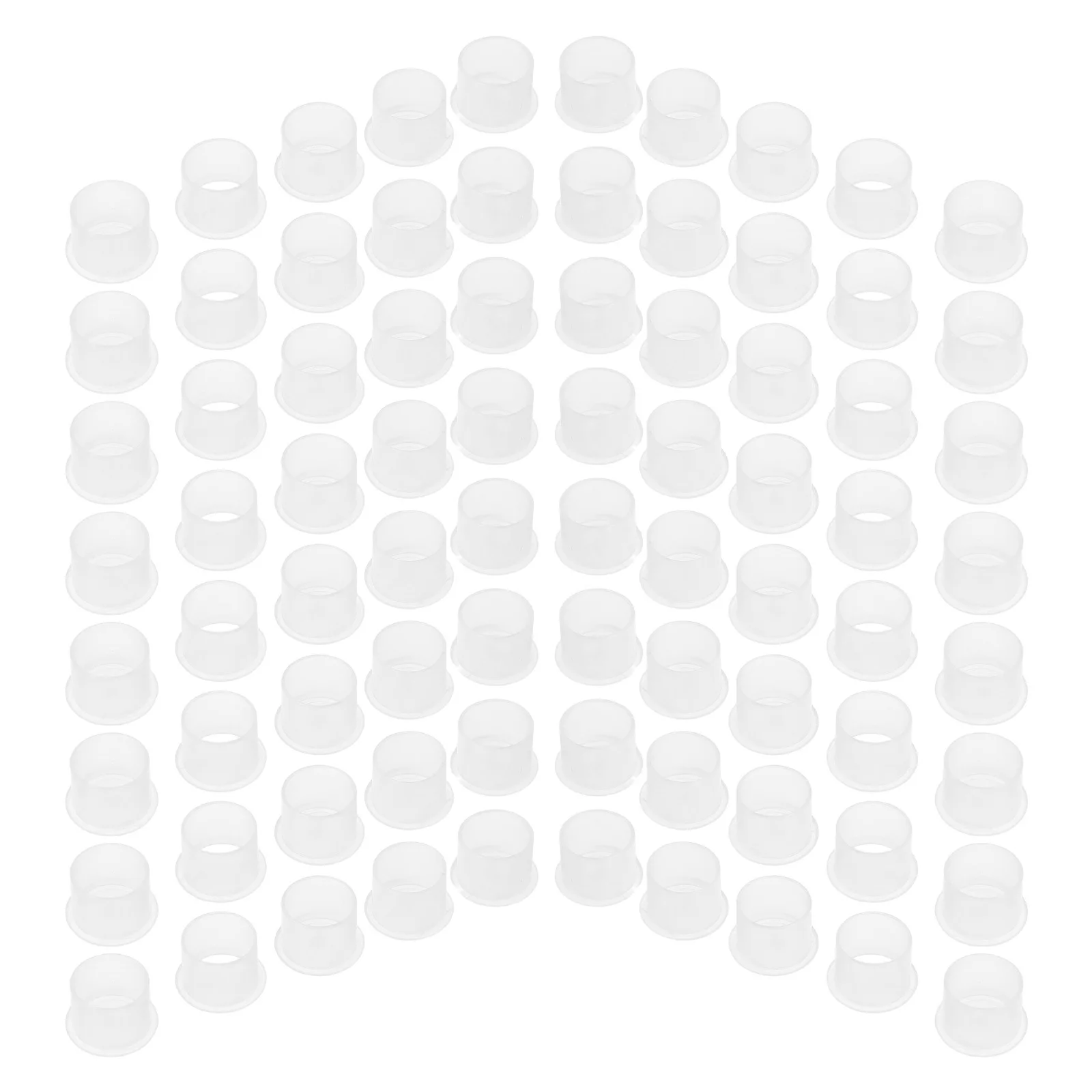 

600 шт., колпачки для чернил для татуировки, круглые пластиковые пигментные чашки небольшого размера, стабильные держатели чернил, принадлежности для татуировки для профессионального использования