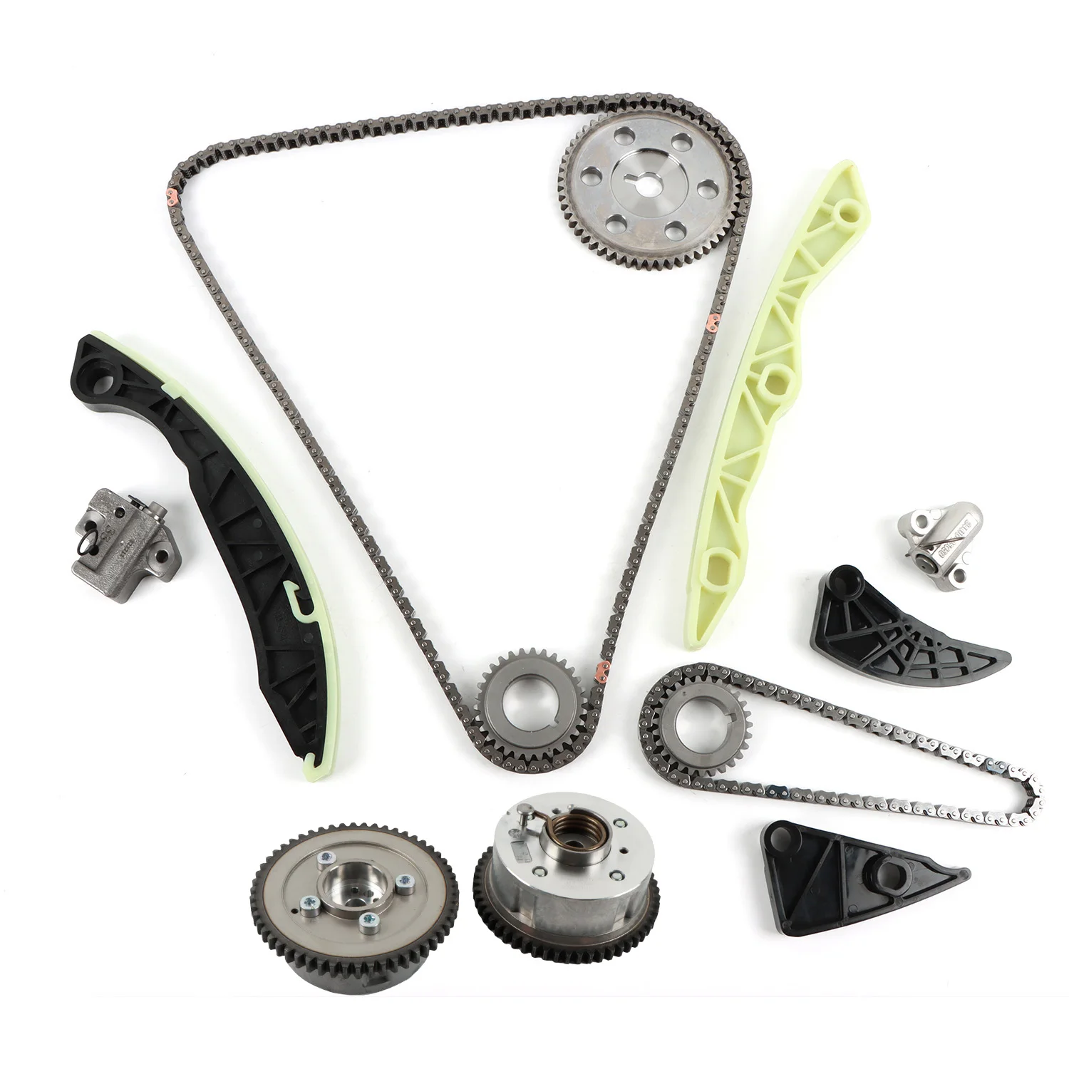 مجموعة سلسلة توقيت محرك SINOCMP ، معدات vt لهيونداي ، كيا ، سوناتا ، أوبتيما ، دوهسك ، 16 فولت ، L4 ، G4KE ، 2.4L