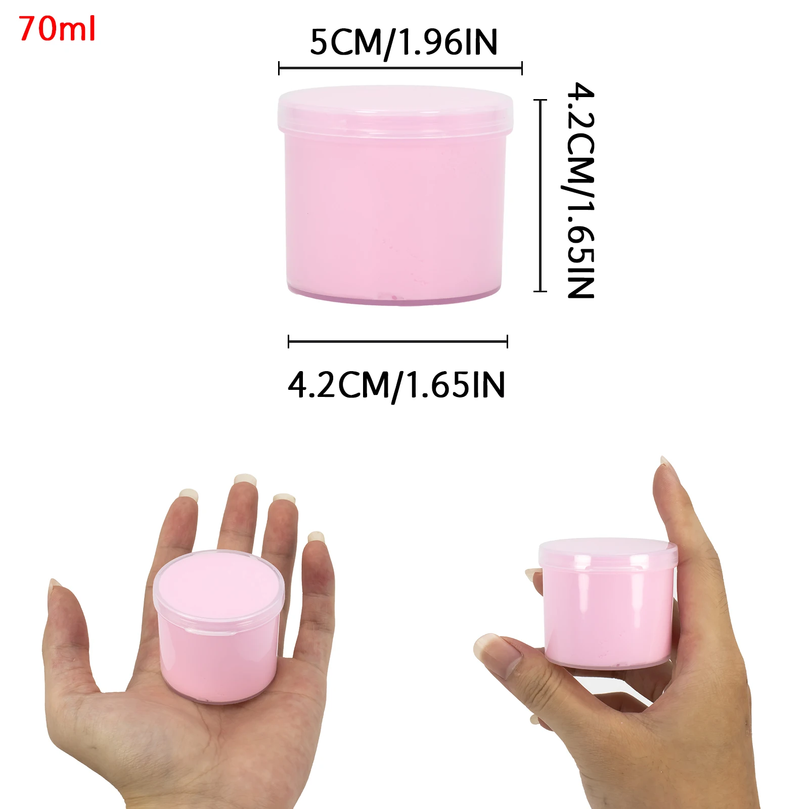 70ml Fluffy Butter Slime Mud Non-Sticky Soft Sludge Creative DIY Clay for Art & Crafts School Prizes Birthday Party Favors Gifts