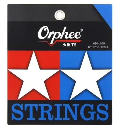 Orphee Akoestische Gitaarsnaren Koolstofstaal Zeshoekige Legering Beginners Professionele Folk Gitaarsnaren Gitaaraccessoires