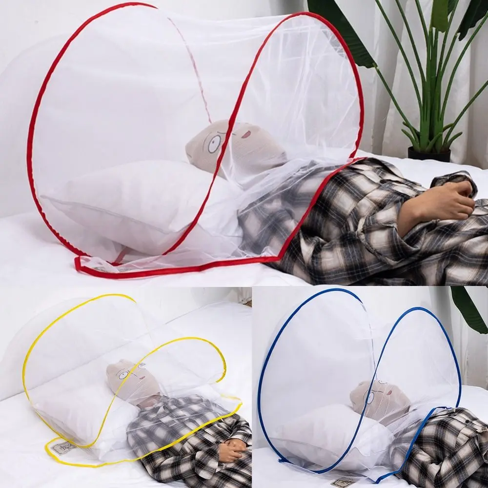 Net Home Textile Encryption Anti-Mosquito Folding Mosquito Net Cover Head and Face Anti-mosquito Anti-mosquito Protector