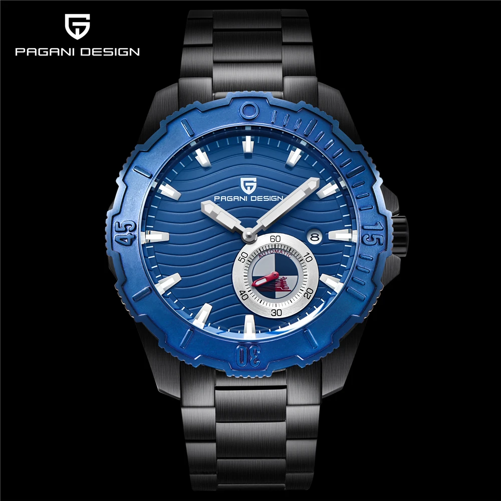 PAGANI DESIGN Fashion Mechanical Watch Sports Watch high-grade fashion men’s watch waterproof men’s watch steel band PD-1636