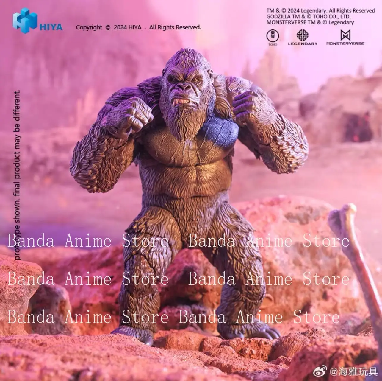 

В наличии 16 см HIYA Godzilla X Kong The New Empire Kong PX Previews, эксклюзивная на складе, коллекция аниме, модель, подарки