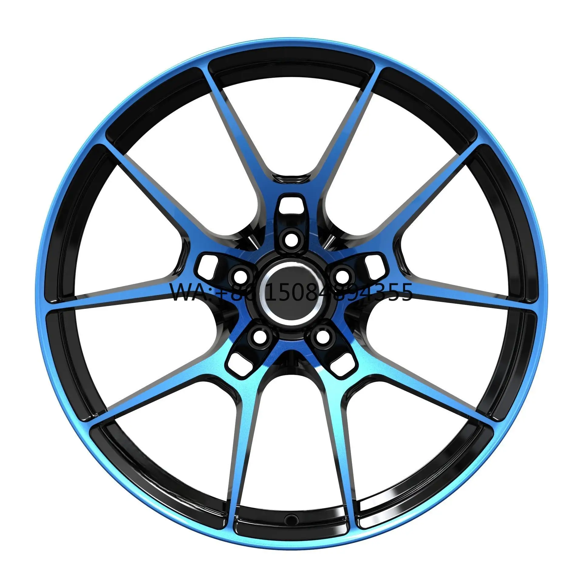 

Alloy Racing New Luxury Super Single 26/28 Inch Aluminium Alloy Five Spoke Black Blue Universal Fitment Forged Wheels