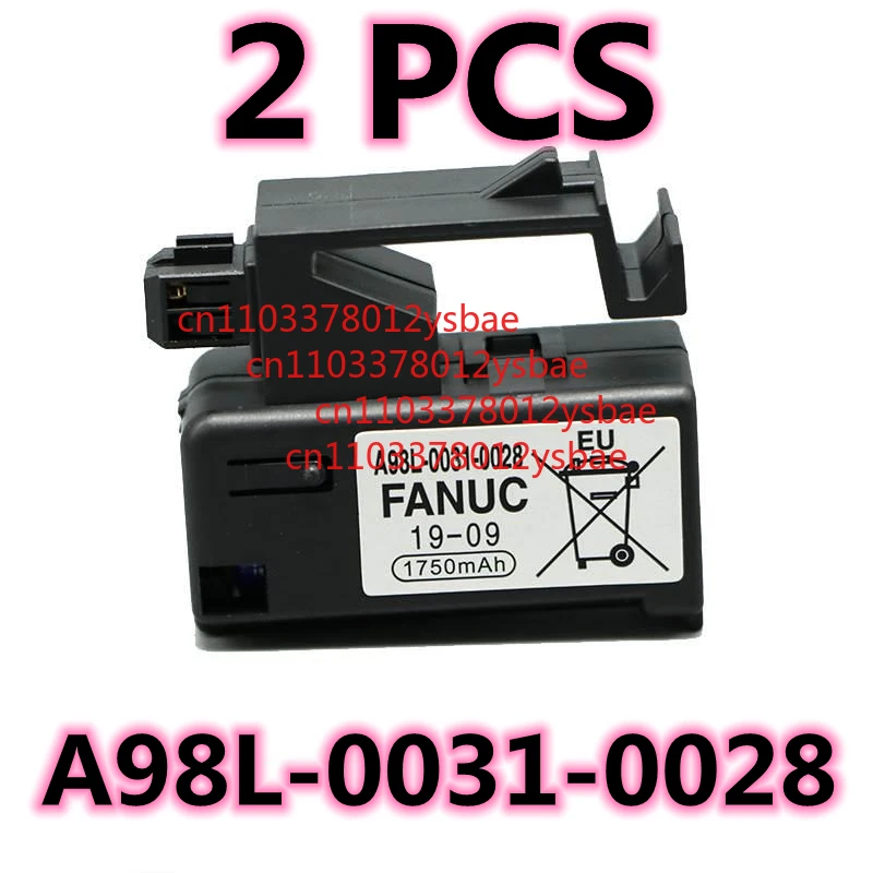 

2x Original A98L-0031-0028 PLC Industrial Battery Pack for Panasonic Fanuc CNC System A02B-0323-K102 3V 1750mAh Backup Battery