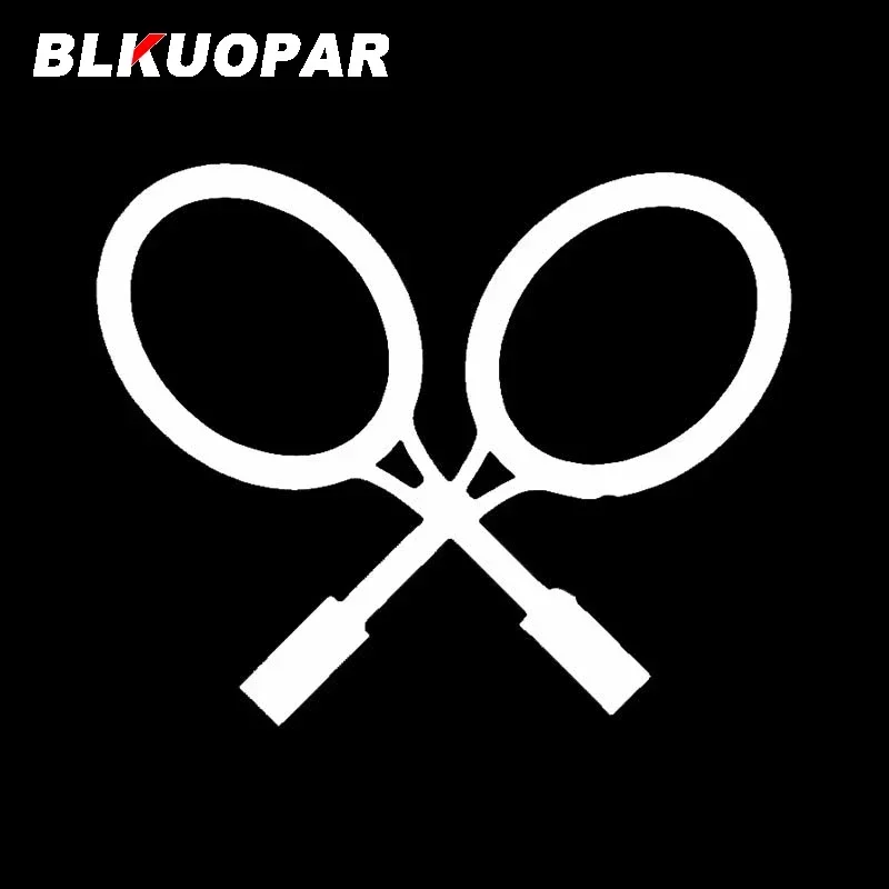 BLKUOPAR Badminton Car Stickers Vinyl Decal Windshield Surfboard Waterproof Anime Personality Suitcase Sunscreen Custom Printing