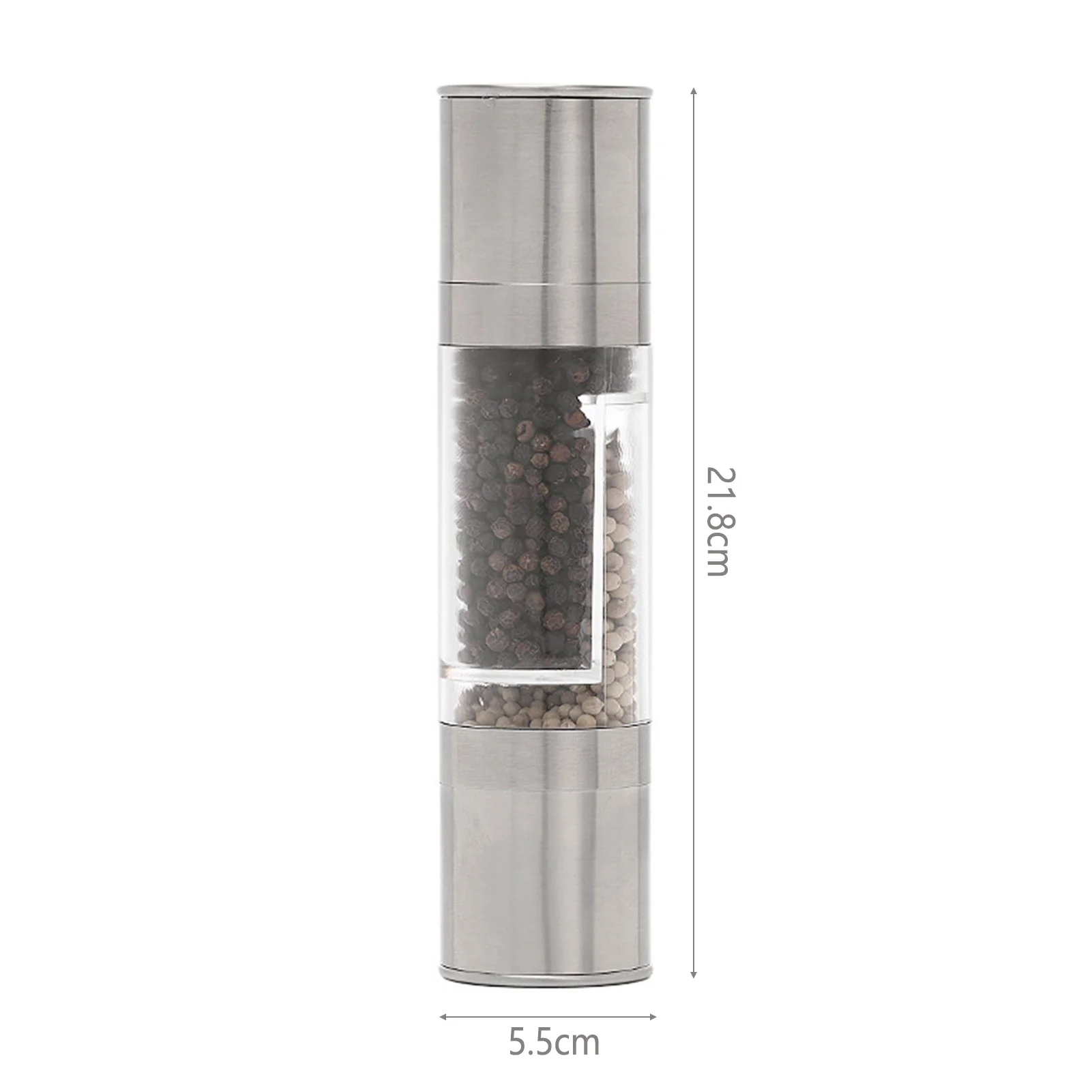 2 In 1 Salt And Pepper Grinder Two-Way Manual Operation Spices Grinder For Kitchen