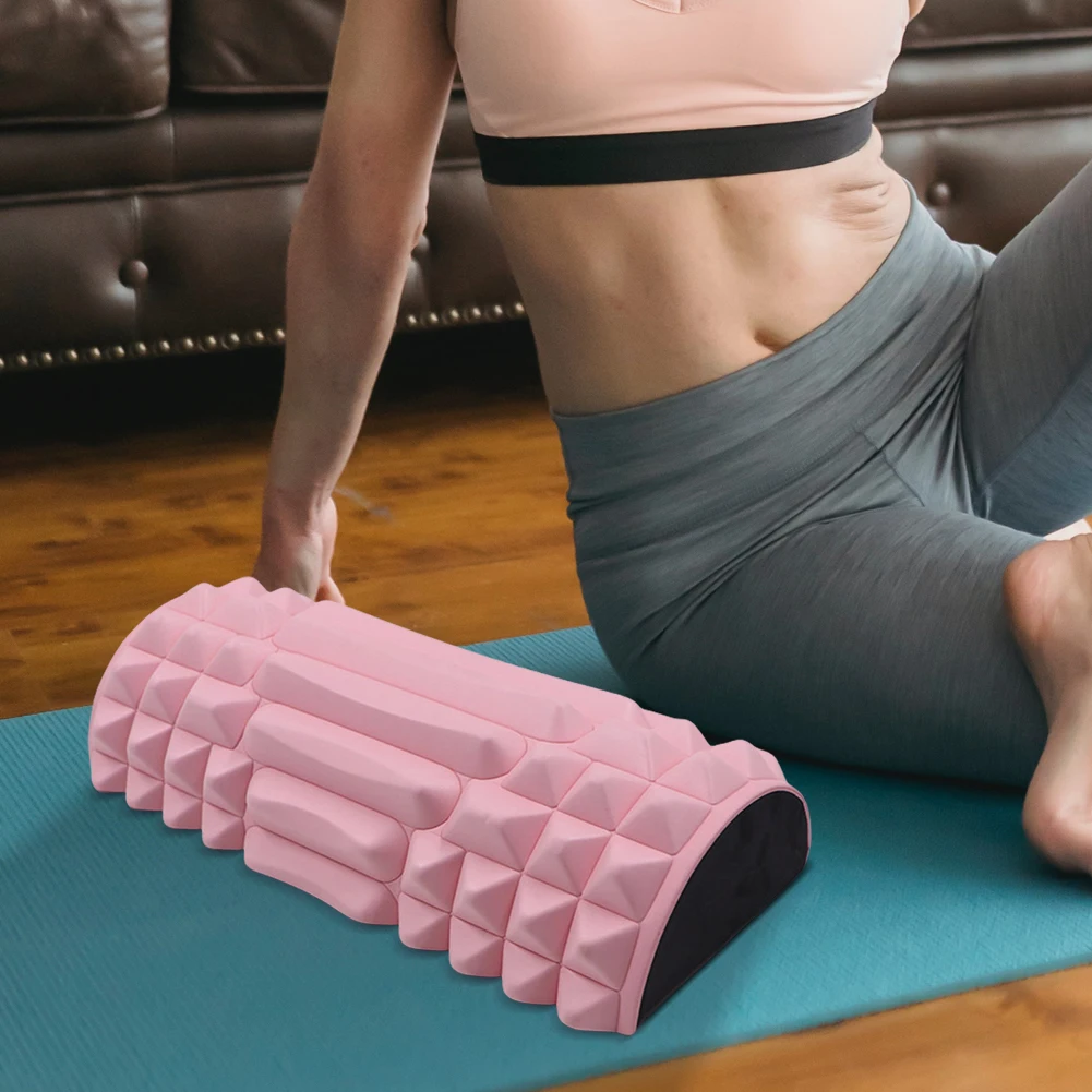 Foam Roller Massage Column Multi-Function EVA Massage Roller Non Slip Portable Muscle Roller Half Round for Bodybuilding
