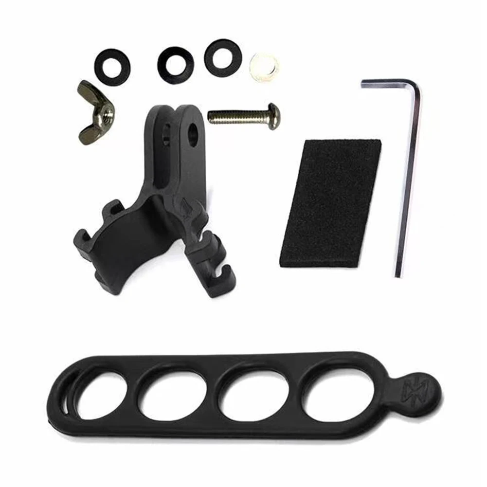 Quick and Easy Installation Bicycle Flashlight Holder Table Extension Light Clip Number Plate Clip for For GOPRO