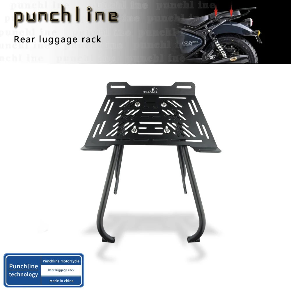 

Fit For Shotgun 650 2024-2025 Luggage Rack Rear Tail Rack Top Box Case Suitcase Carrier Board