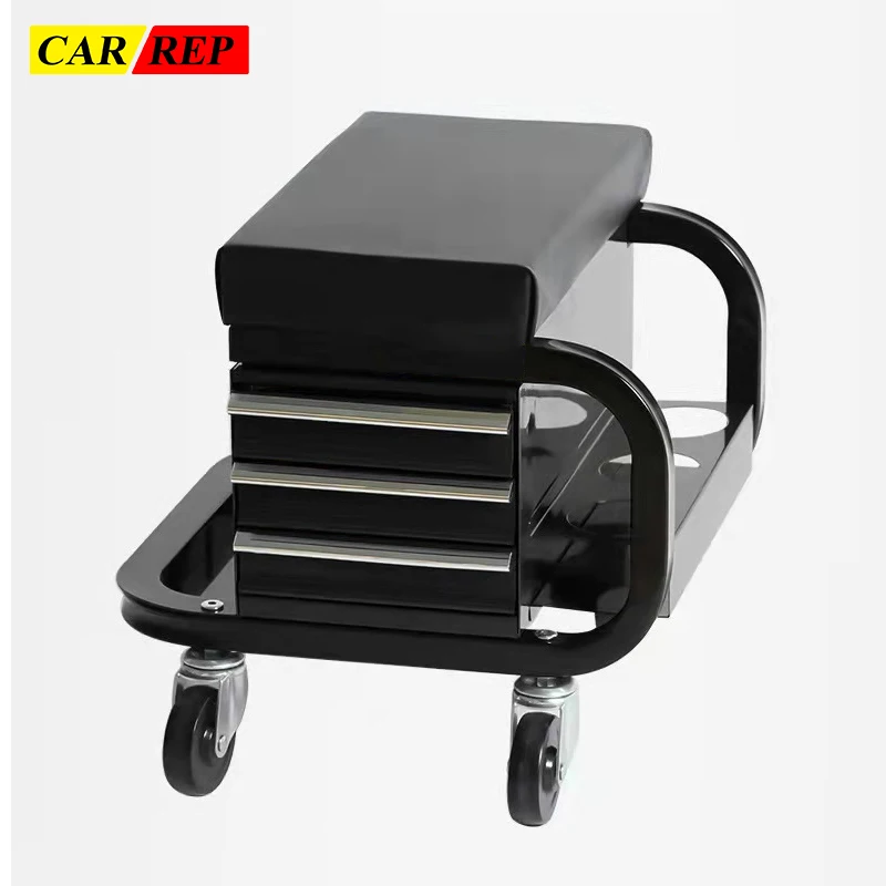 

Multifunction Car Repair Work Mechanic Stool Auto Multifunctional Maintenance Tool Cabinet Mobile Toolbox Repairing Lying Board