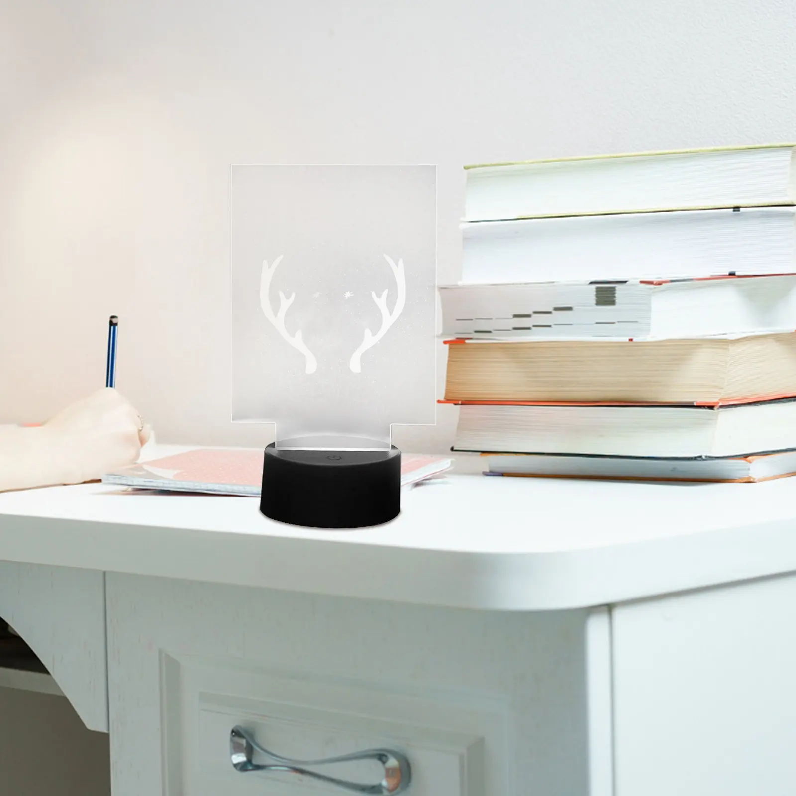 

Набор из 6 акриловых заготовок для LED-ламп: круглые и квадратные пластины для декоративных ночников с гладкими, мягко закругленными краями