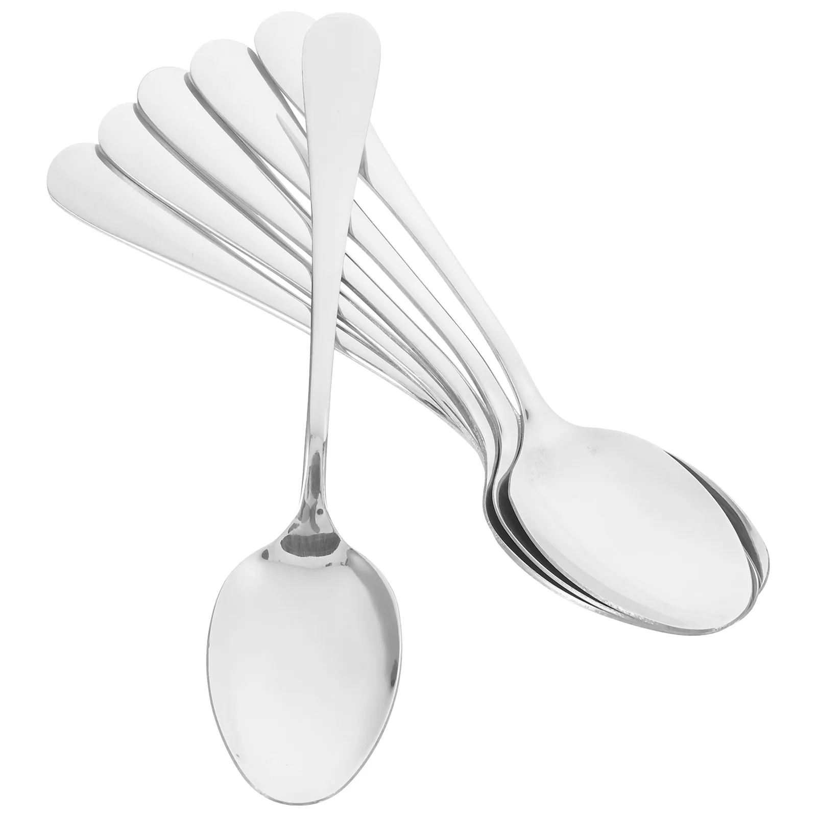 

6Pcs Stainless Steel Spoons Dinner Table Spoons Set Perfect for Meals Meticulously Crafted Easy Clean Teaspoons Stainless Steel
