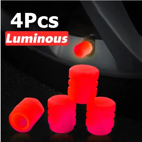 

Luminous tire valve cap for motorcycles, electric bikes and bicycles, vacuum tire valve stem, luminous valve core cover