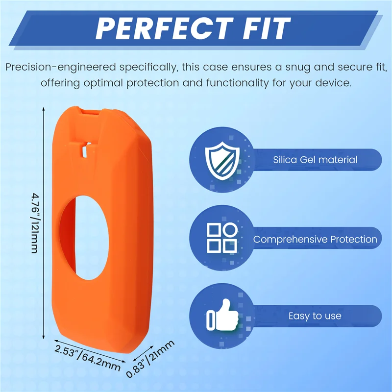 ABMF-غطاء حافظة من السيليكون لـ Garmin Edge 1050 غطاء خلفي من السيليكون لـ Garmin Edge 1050