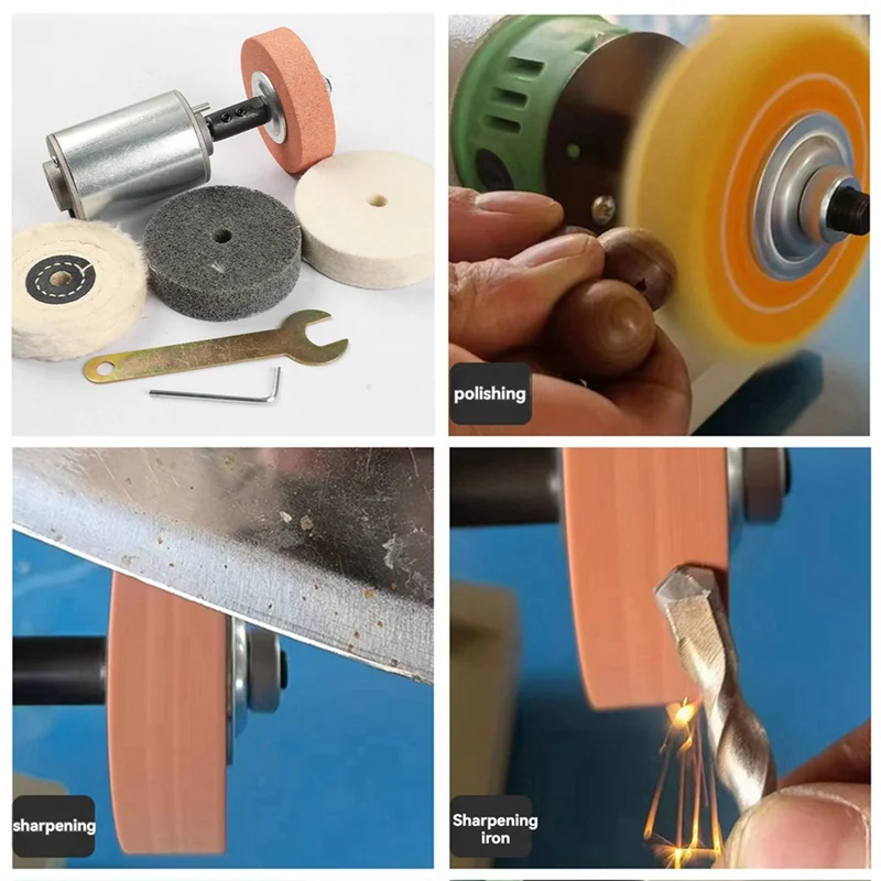 A64Z 3 مجموعات من عمود توصيل عجلة الطحن لقضبان تلميع وطحن المحرك 775