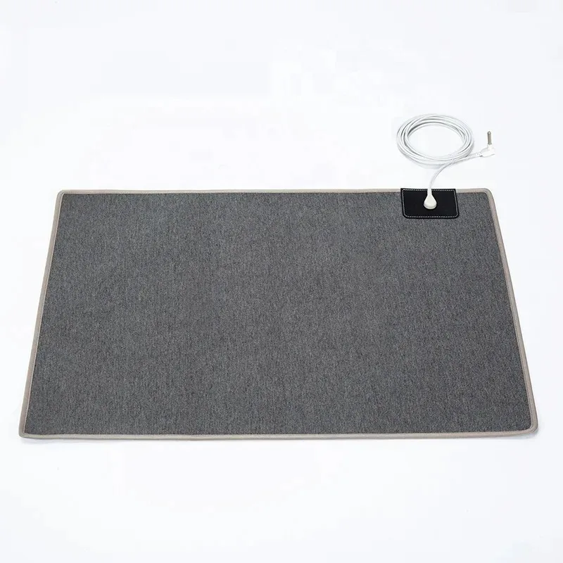 Grounding Mat for Foot Bed Computer,Earthing Universal Pad with 16ft Grounded Cord, Grounded Therapy for Better Sleep, Flexibili