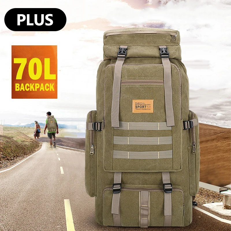 Men's Tactical Backpacks For Trip Trekking Hiking Camping Backpack Phone Pouch Rucksack Bag mochila hombre XA84D