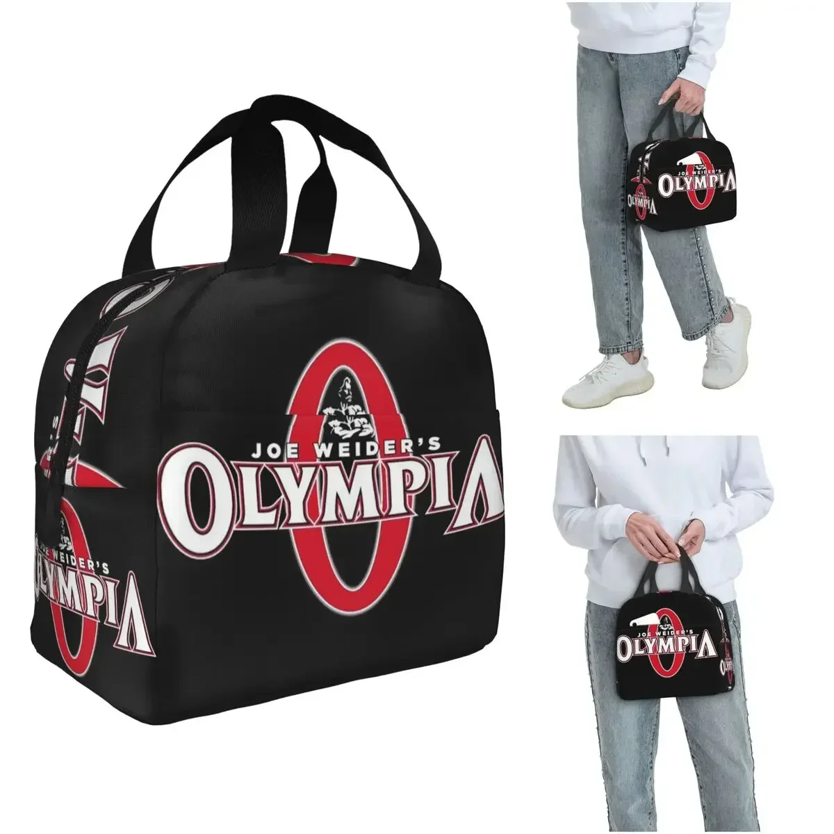 Future Mr OLYMPIA Motivations Insulated Lunch Bag for Women Children Portable Food Boxes Thermal Lunch Box Tote