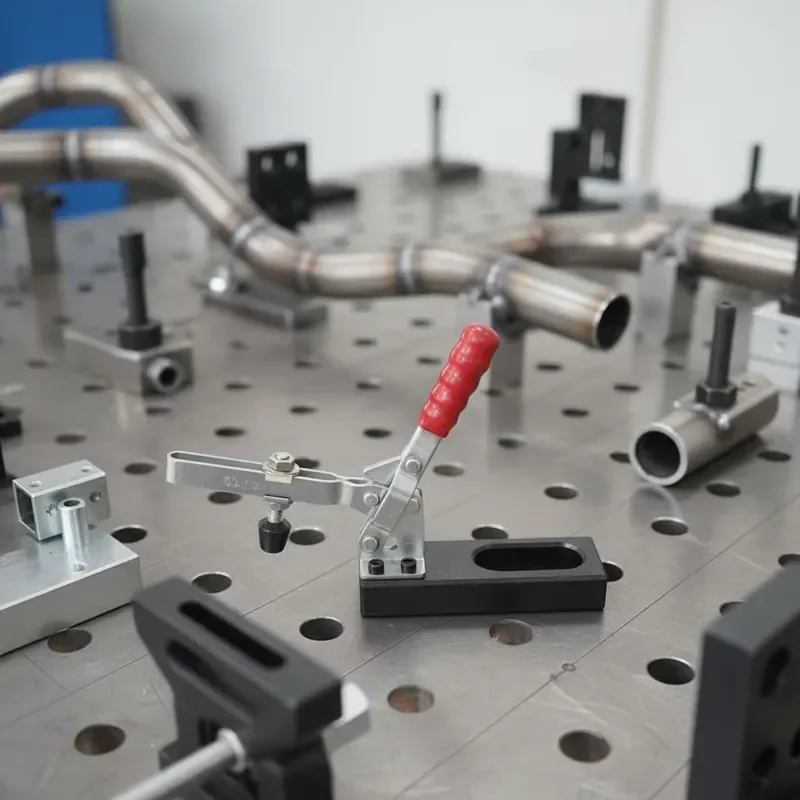 

New High-precision 3D Flexible Welding Soldering Station Steel Positioning Platform Factory Use Nitriding Surface Jianzhong