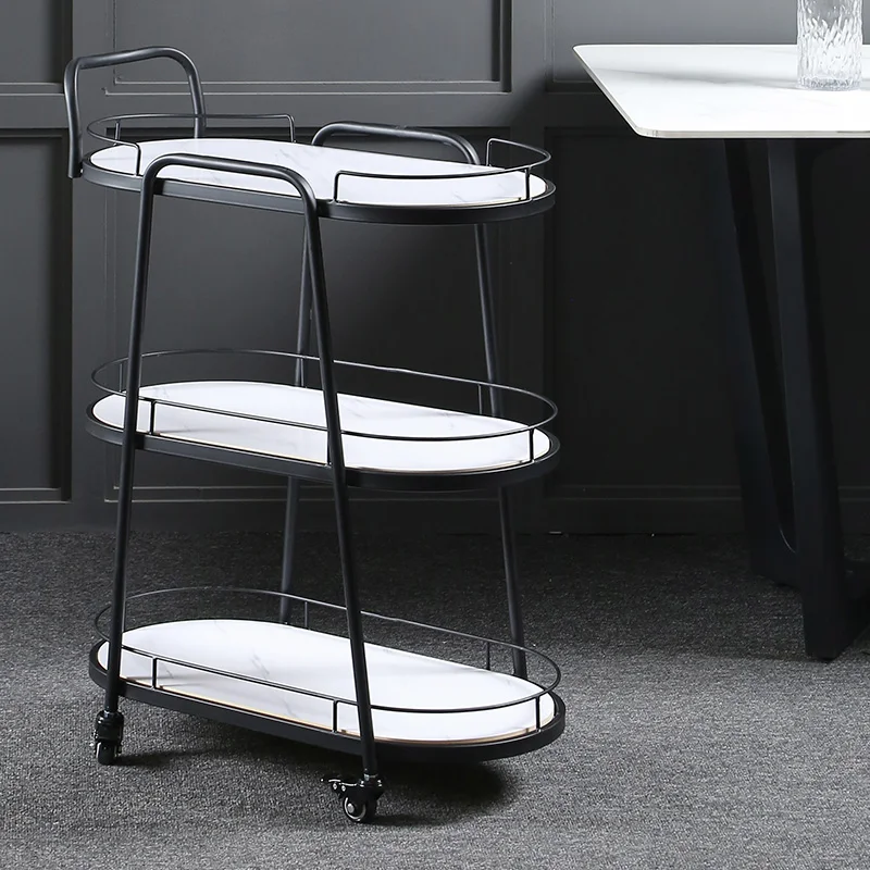 Chariot Roulant de Rangement pour Salon de miles, Mobilier de Coiffure, Mini Spa Auxiliaire, 76