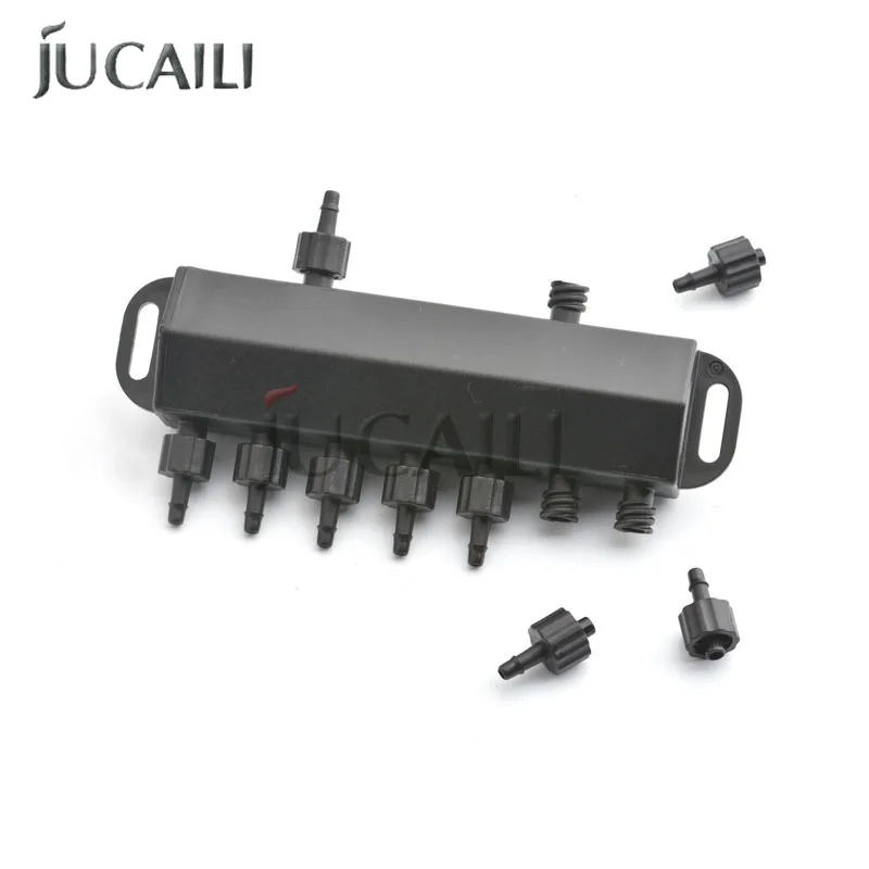 JUCAILI 3 PCS Ink Shunt Buffer Filter – for XP600 Printhead – Ink Circulation Splitter & Diverter for UV/DTF/DTG Printers