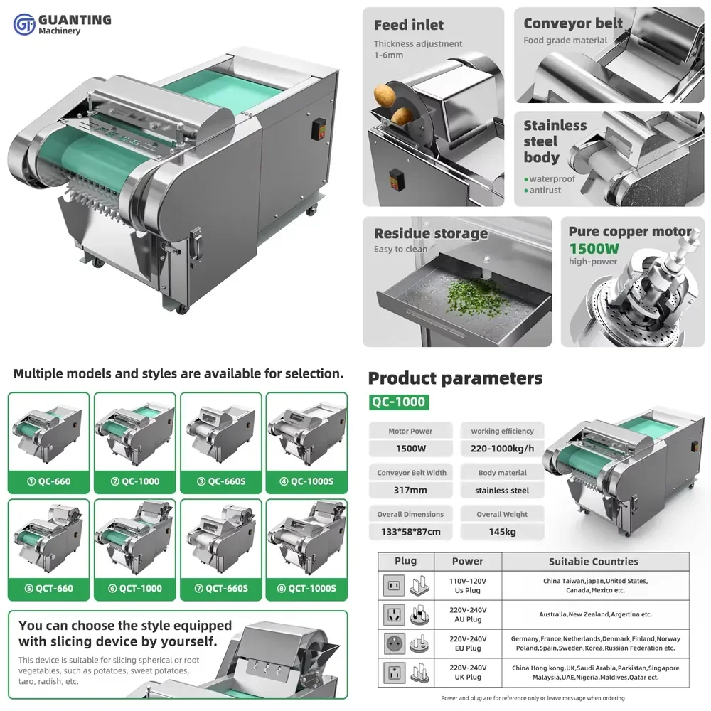 

Time-saving Multifunctional Potato Onion Vegetable Cutting Slicer Commercial Fruit and Vegetable Cutter Machine