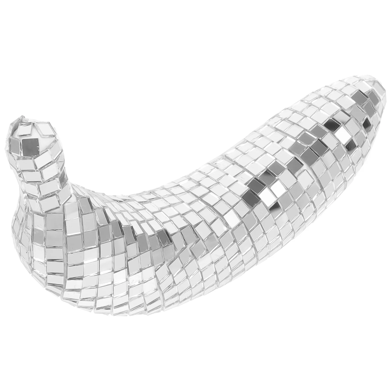 Disco Banana Decorazioni per la casa Bracciale Torta di frutta finta Vetro Prop Modello Decorazione specchio Artware per la festa Miss Office Nero