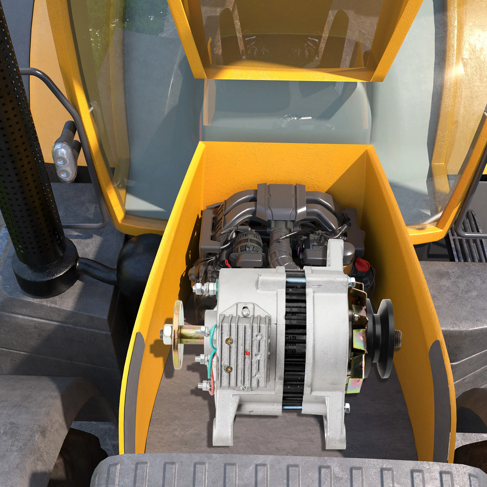 14V 1500W Permanent Magnet Synchronous Generator PMA Low Rpm Alternator AC Double Phase Permanent Magnet Generator