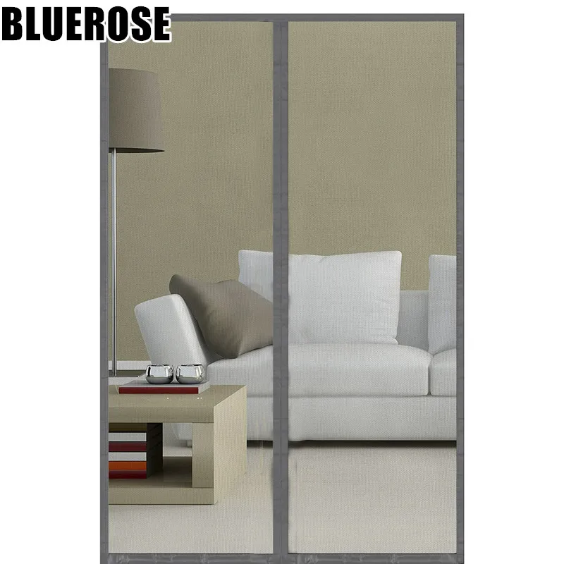 Magnetic Screen Door Self Closing Polyester Thicken Mesh Mosquito Net for Patio Door with Magnets Keep Bugs Out For Patio Door