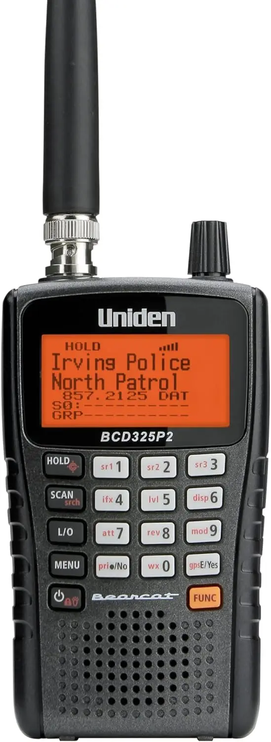 

BCD325P2 Handheld TrunkTracker V Scanner. 25,000 Dynamically Allocated Channels. Close Call RF Capture Technology.