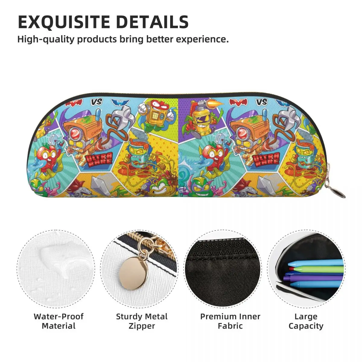 Superthings 鉛筆ケース鉛筆ポーチ収納文具用品大容量収納ペンボックス鉛筆バッグ学生学校用