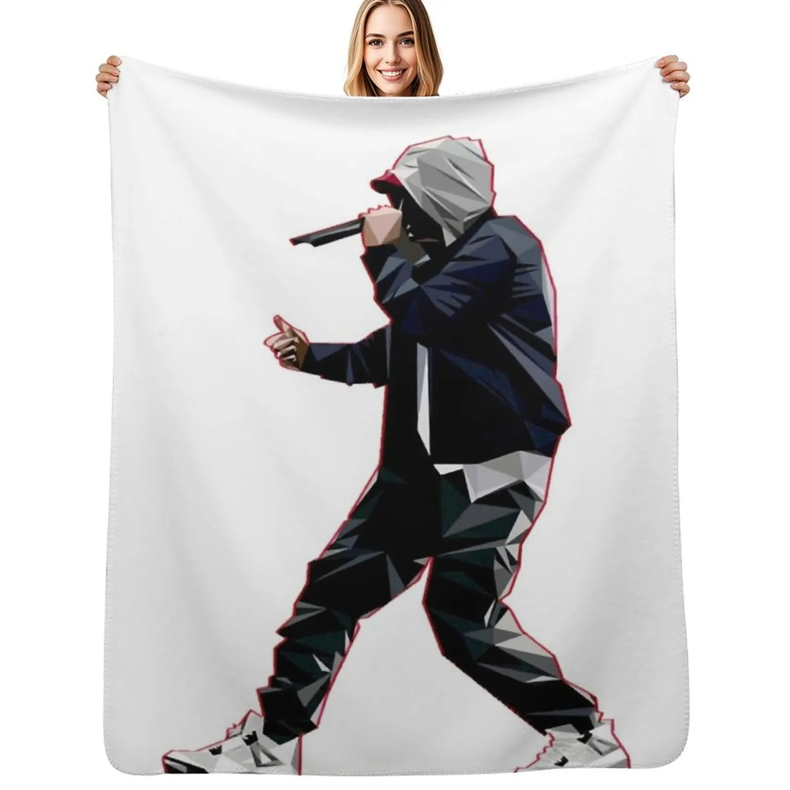 EMINEM Classic Throw Blanket Ultra Plush Cozy Blanket for Napping Sleeping