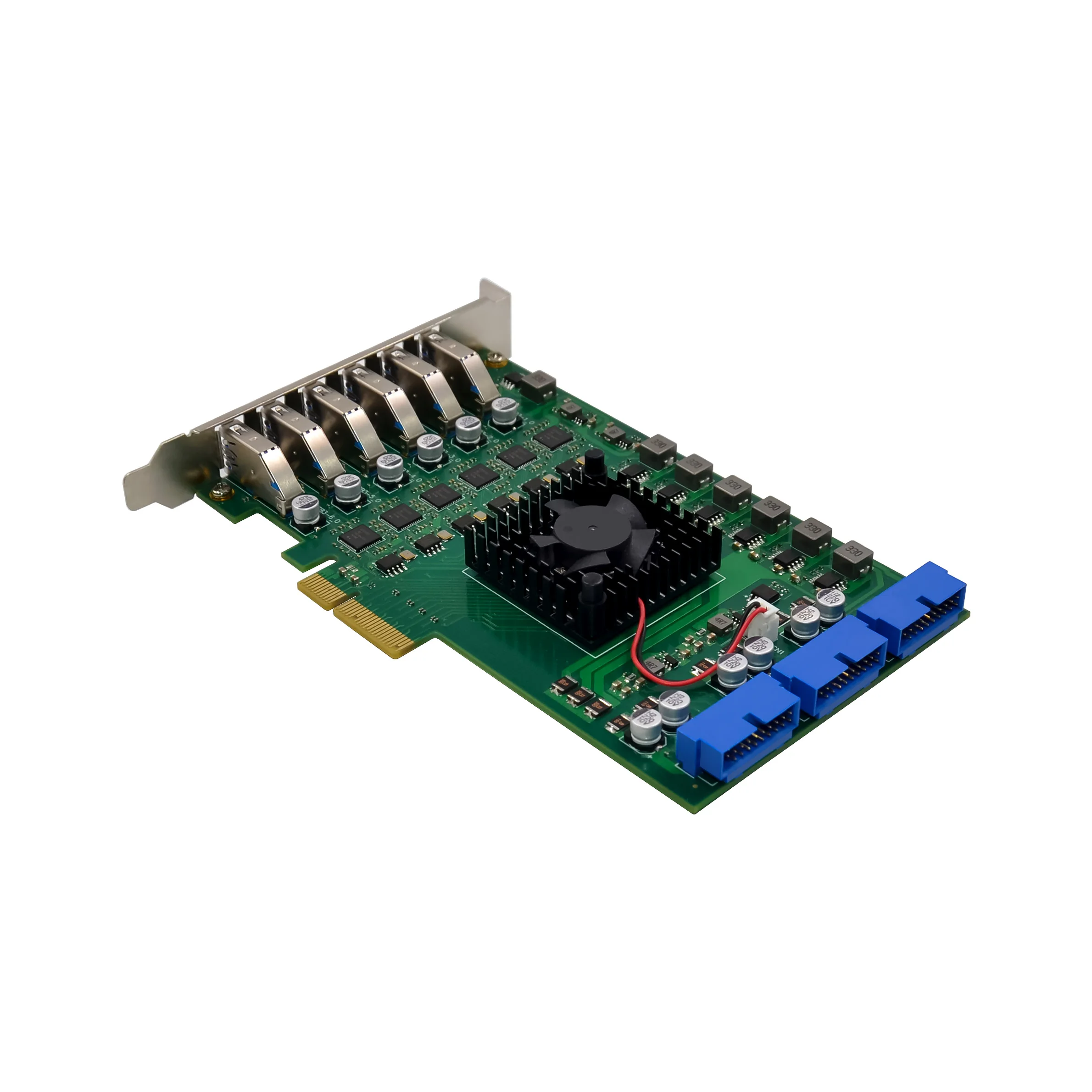 SUNWEIT ST669 PCIe X4 NEC720202 6CH USB3.0 Placa de captura de visão