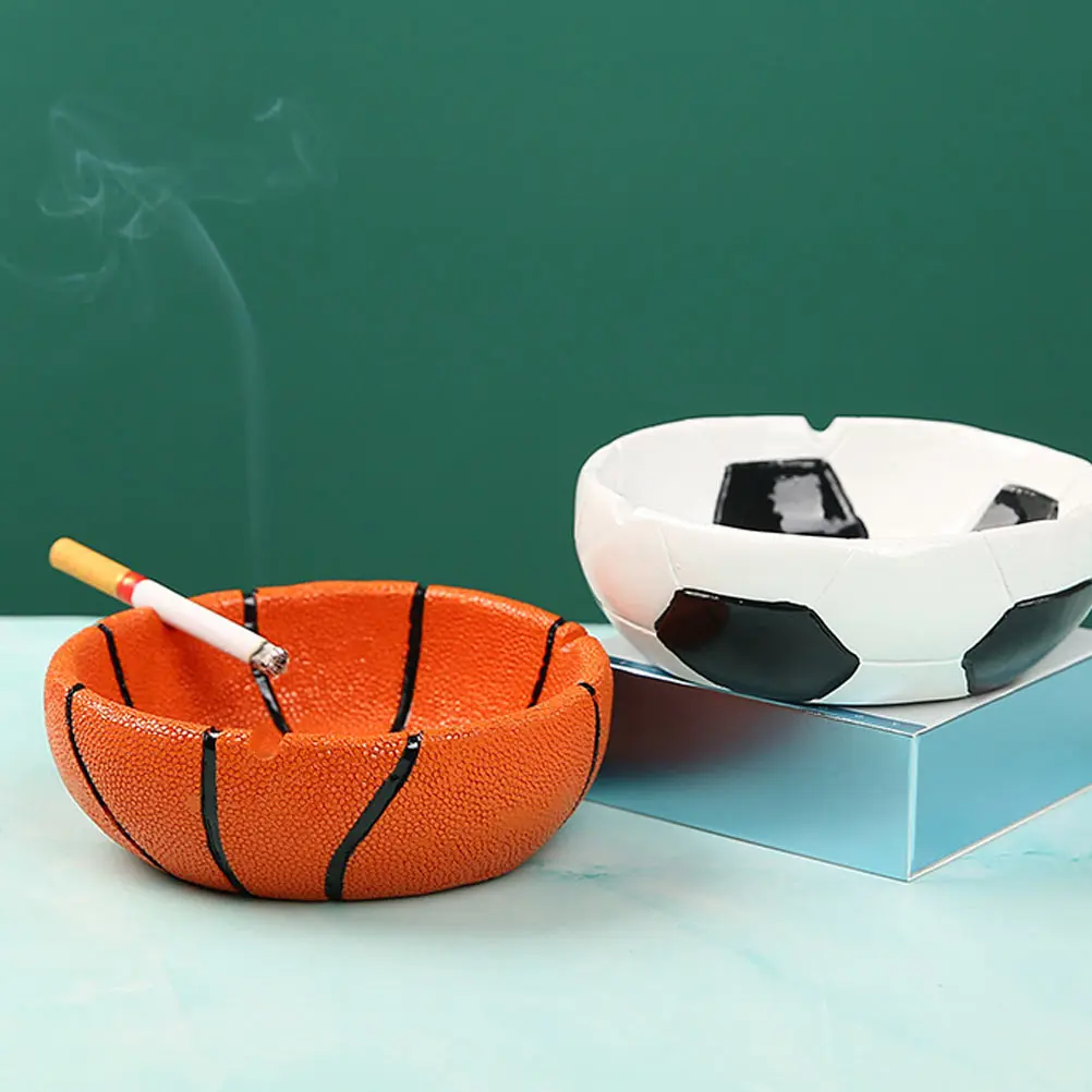 

Basketball Ashtray Basketball Designed Ashtray Resin Ashtray Cigarette Butt Container Home Ornament