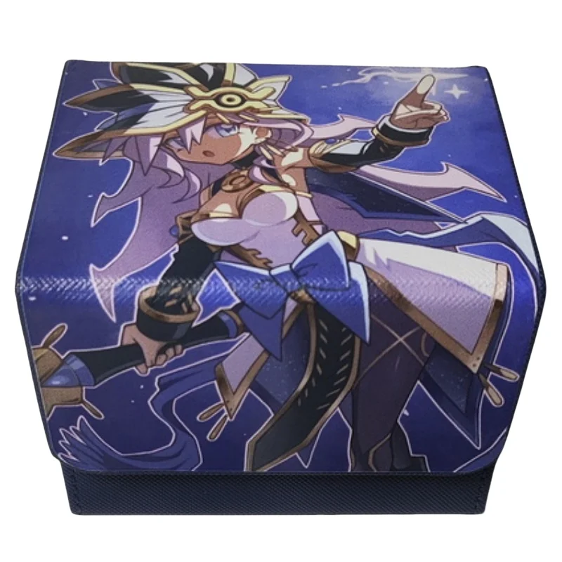 Card Case Yu Gi Oh Dragon Magia Master Nightmare Black Magician Girl Yubel Diy Leather Action Toy Figureas Game Collection Box