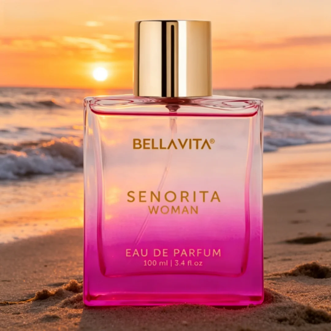 

BellaVita Luxury SENORITA Women's Perfume 100ml 3.4 Fl.oz Eau De for Women Fresh Floral Fragrance, Acacia Nectar And Musk