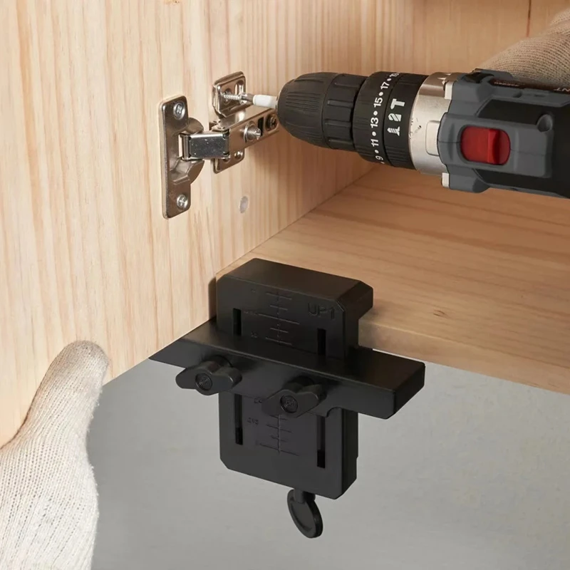 ABRE-Cabinet Door Mounting Jig Cabinets Frame Clamp Household  Door ABS Plastic Mounting Support Woodworking Tools