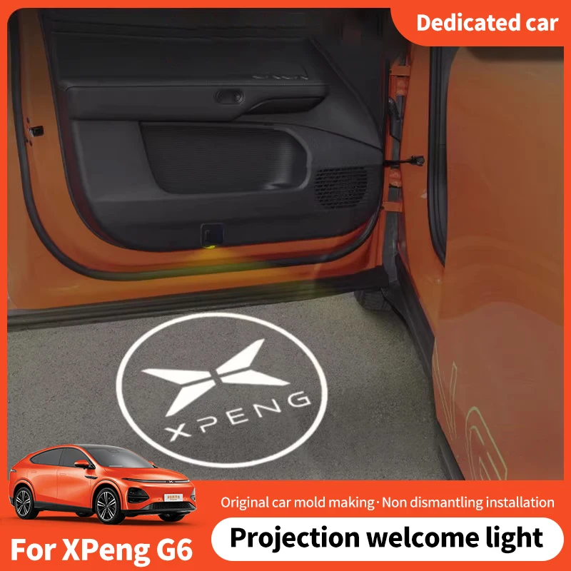 

For Xpeng G6 Xiaopeng G6 G9 G3i P7i P7 P5 G3 Logo LED Courtesy Lamp Car Door Welcome Light Ghost Shadow Light Car Accessories