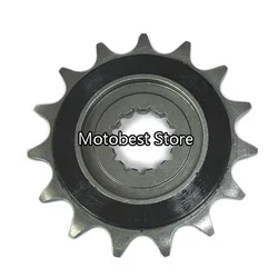 15T For CFMOTO 450SR 450NK 450MT Small Silent Durable Motorcycle Front Sprocket Chain Wheel Front Fly Wheel Pinion