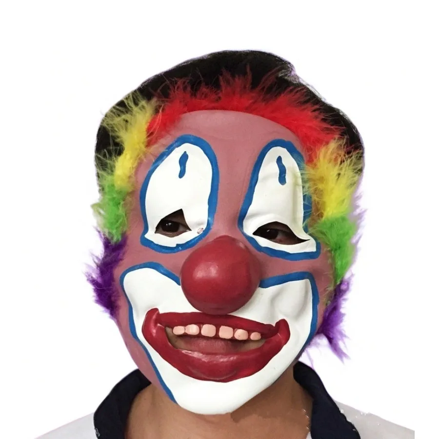 Halloween Joker Mask Cosplay Clown Costume Party Props Full Face Funny Terror Decoration Costume Accessories