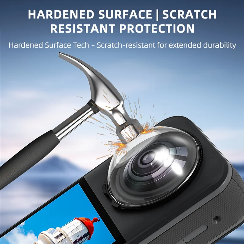 FULL-สําหรับ Insta360 X5 Optical Glass กล้องเลนส์ป้องกันเลนส์แก้ว Guards Scratch-Resistant อุปกรณ์เสริม