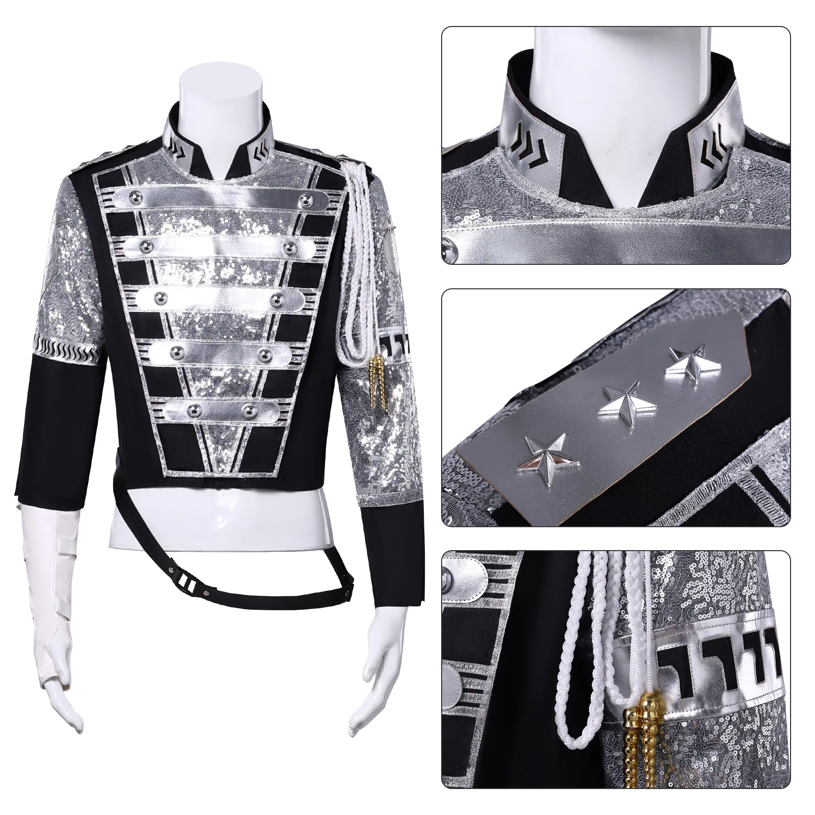 halloween-michael-performance-cosplay-costume-michael-jackson-sequin-stage-dance-outfit-character-performance-men's-top