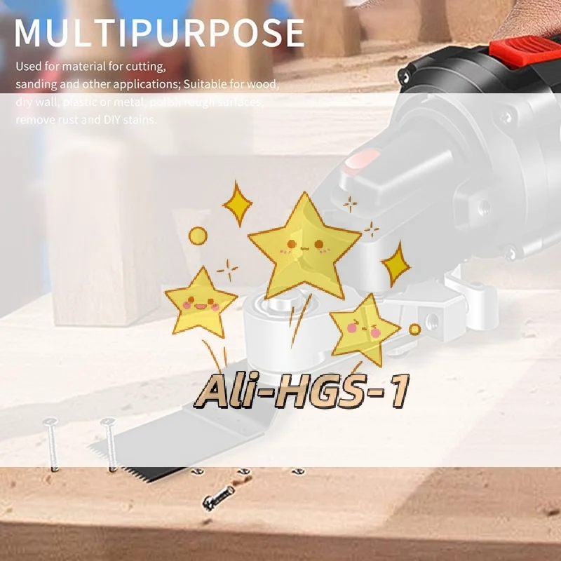 

M10 & M14 Angle Grinder Multi-Tool Adapter – Converts to Oscillating Saw, Polisher & Sander, Expands Your Tool’s Capabilities