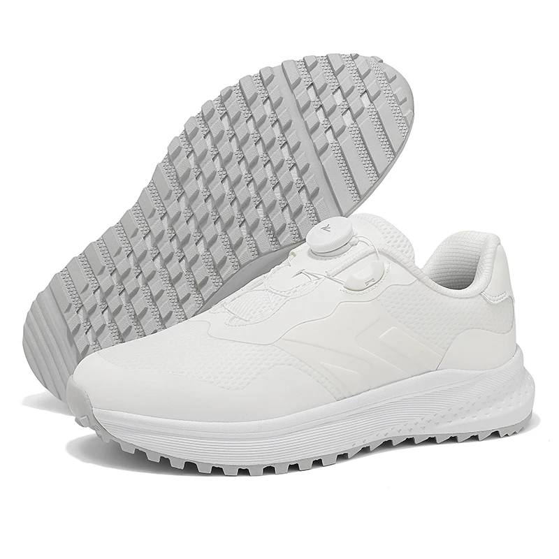

Golf Shoes Sneakers Comfortable Cushioning Knob Lace Waterproof and Anti Slip Height Increase Men's women