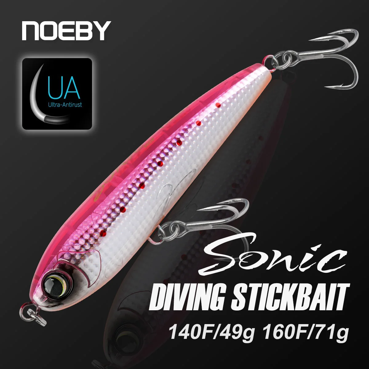 

Noeby Diving Stickbait Fishing Lure 140mm 49g 160mm 71g Floating Wobbler Artificial Hard Baits for GT Tuna Kingfish Fishing lure