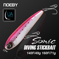 Noeby Diving Stickbait Fishing Lure 140mm 49g 160mm 71g Floating Wobbler Artificial Hard Baits for GT Tuna Kingfish Fishing lure