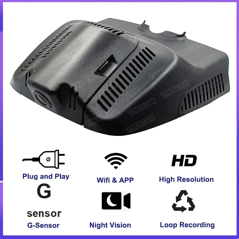 Plug and Play 2160P Car Dvr 4K Wifi  For Mercedes Benz GLK Class x204 glk 250 280 300 350 200d 220d 250d 320d 350d 2008-2023 DVR