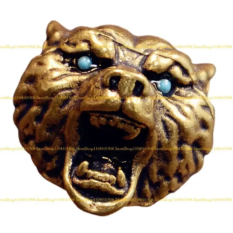 15YC koperen luipaardhanger voor handgemaakte juweliersuitrusting kralen Charm DIY -accessoires